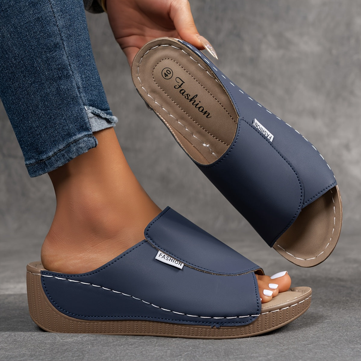 India Komfort-Sandalen mit Fußgewölbestütze