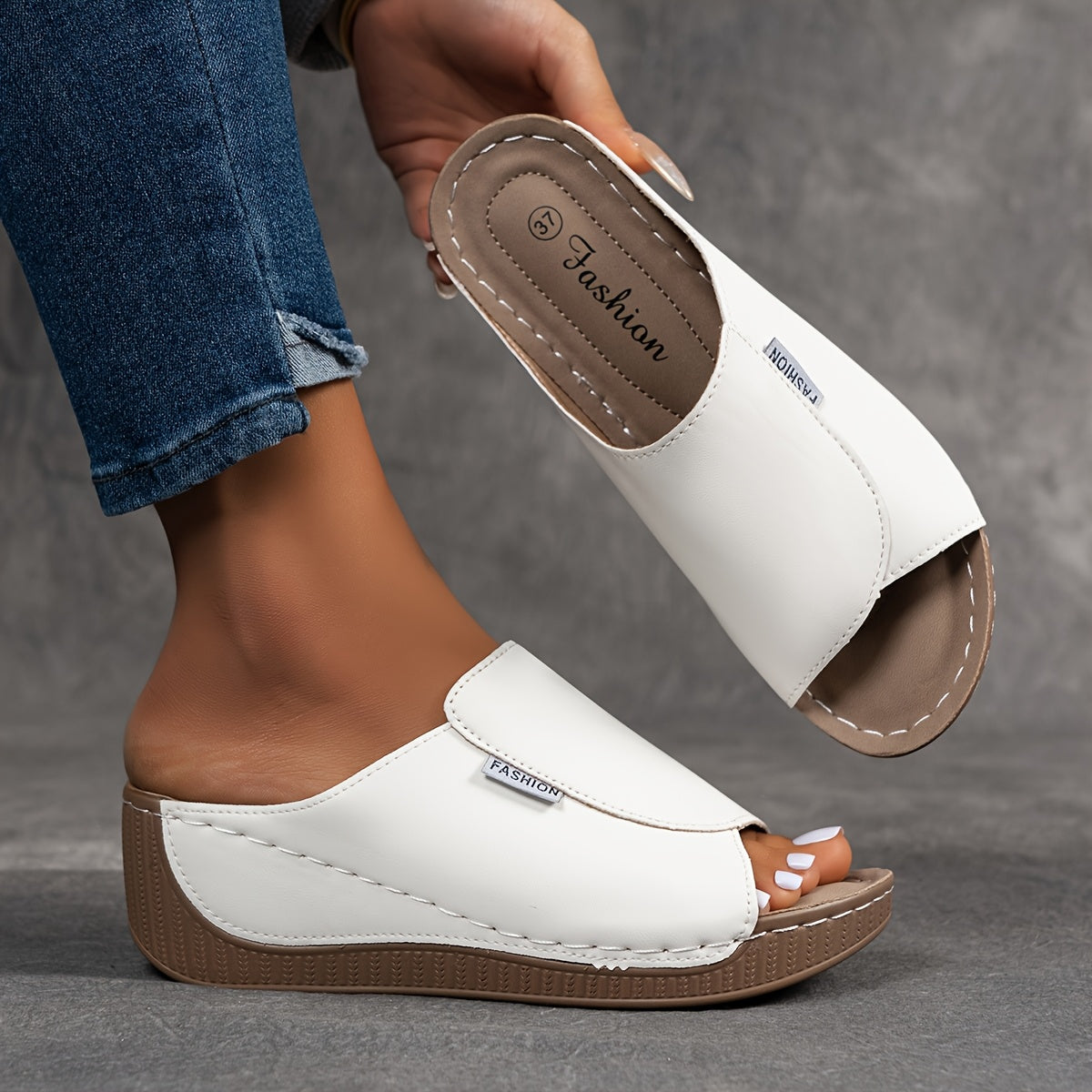 India Komfort-Sandalen mit Fußgewölbestütze