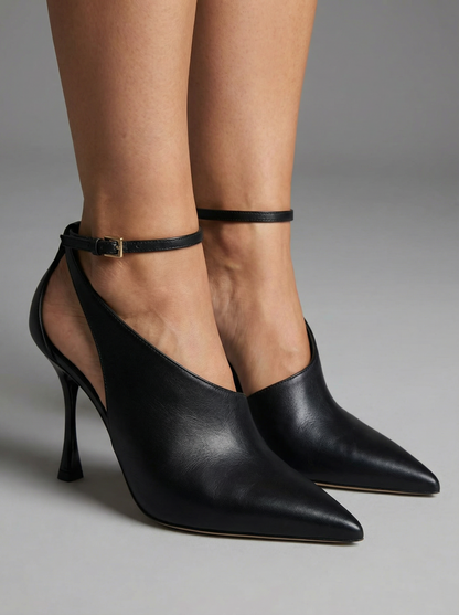 Smeraldo – Grüne Pumps mit weichem Riemchen