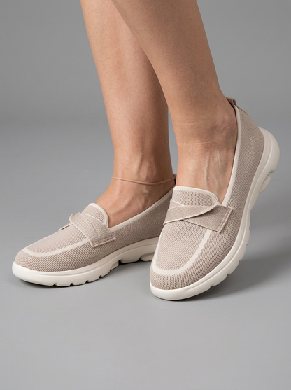 Waltraud™ | Orthopädische Leichte Slip-on Mokassins mit Zierschleife