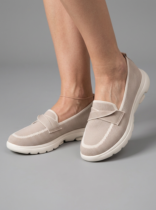 Waltraud™ | Orthopädische Leichte Slip-on Mokassins mit Zierschleife